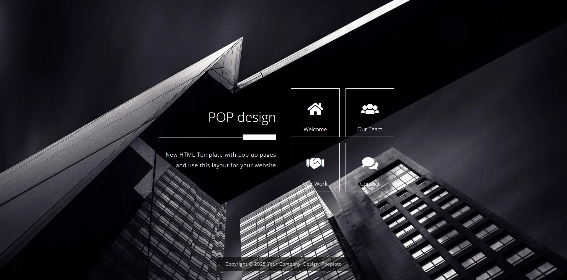 Pop Design HTML Template
