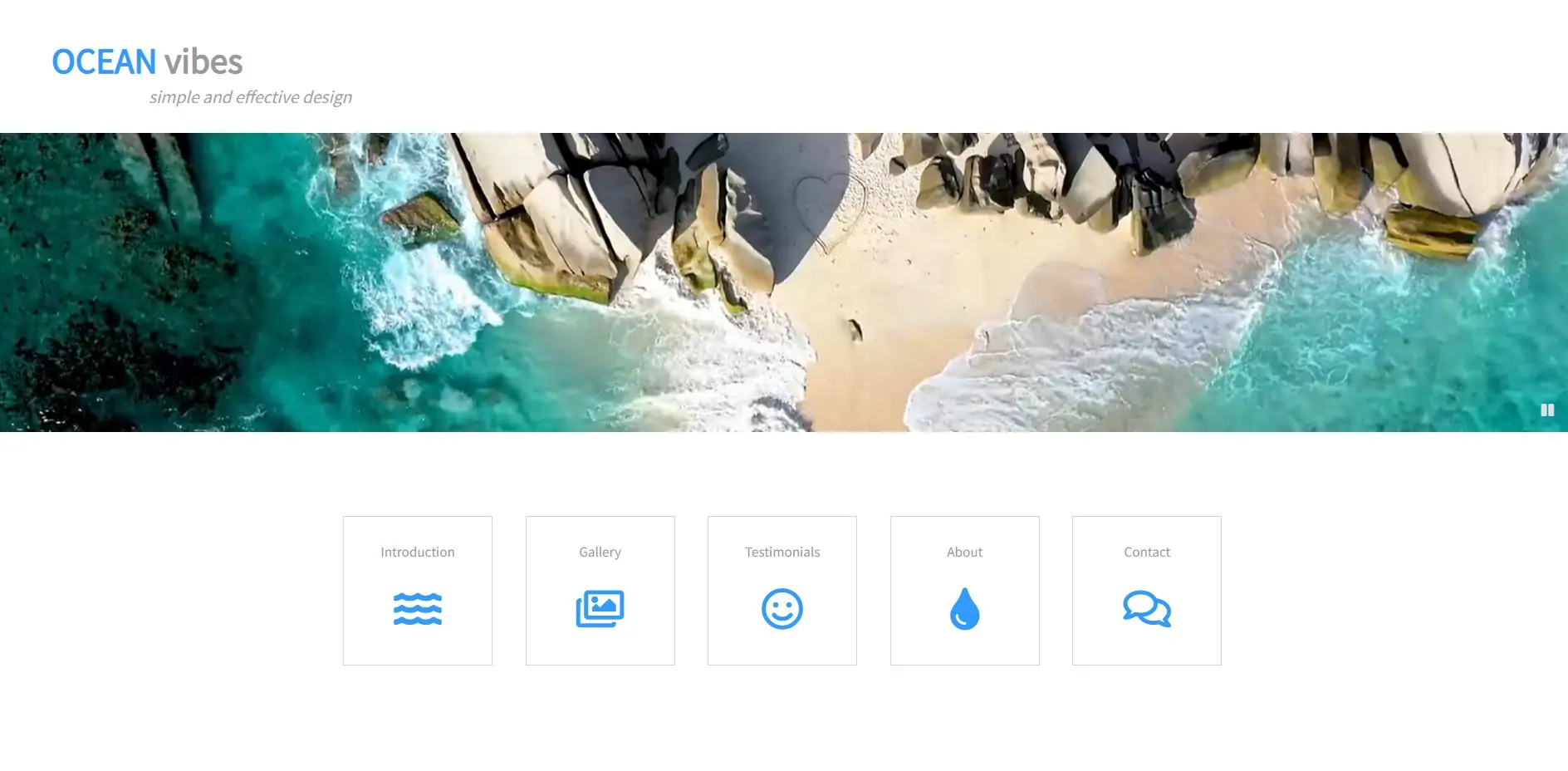 Ocean Vibes Template